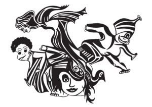 Marie Donin - Sagesses de femmes - abstrait noir et blanc