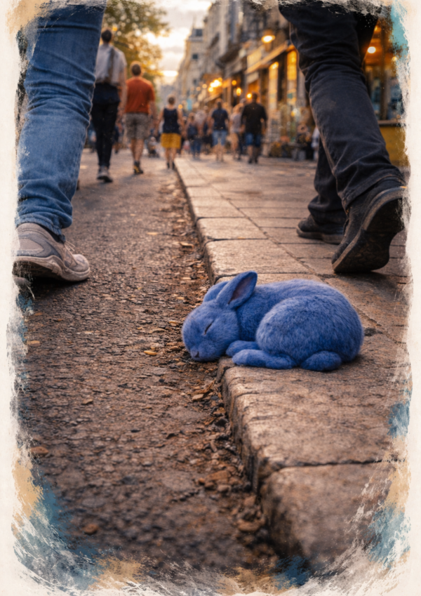 Ceux que l'on ne voit pas - 29,7 x 42 cm