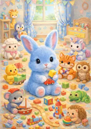 Chambre d'enfant - 29,7 x 42 cm