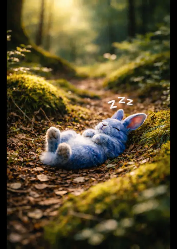 Chill in the forest – 29.7 x 42 cm