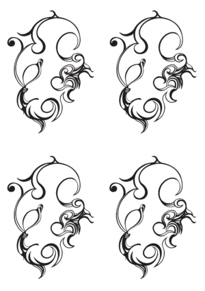 Marie Donin - Colibris - abstrait noir et blanc