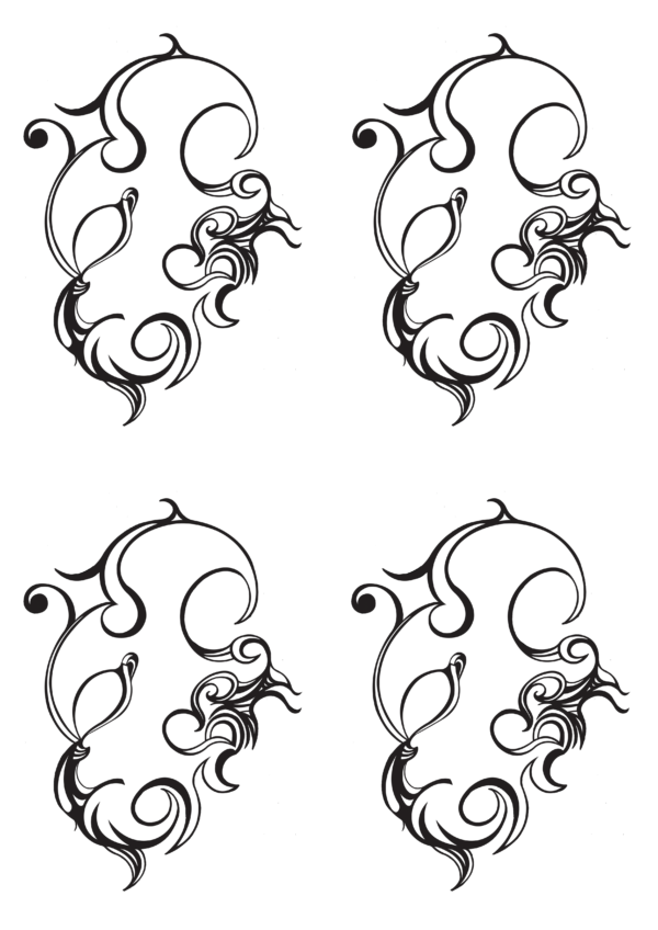 Marie Donin - Colibris - abstrait noir et blanc