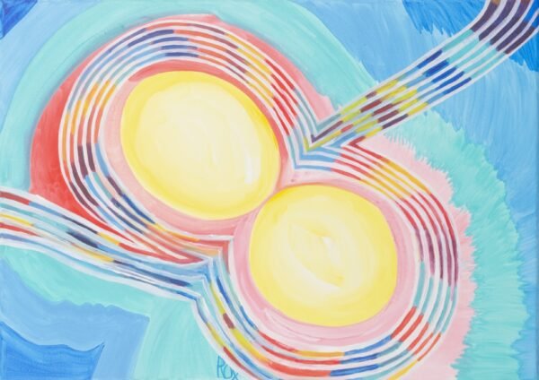 Swinging, acrylic on canvas, 60x50cm