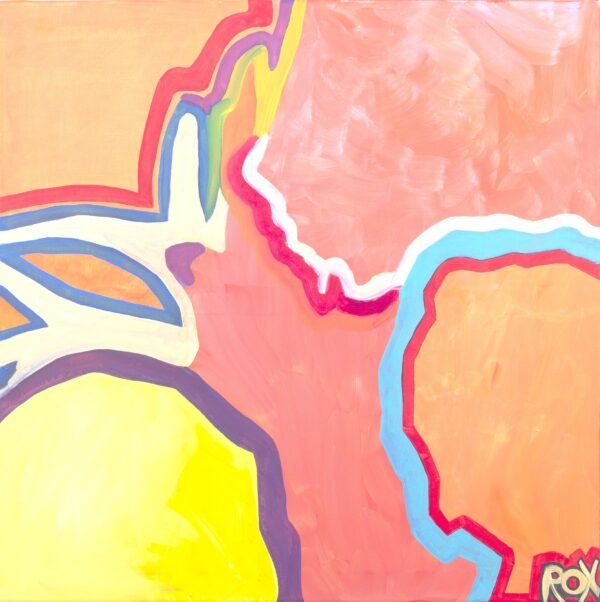 Cep, acrylique sur toile 70x70cm