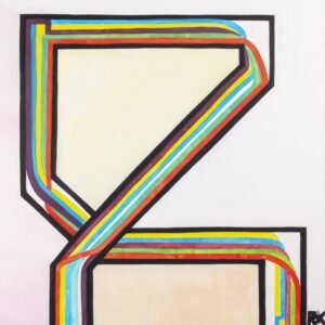 Traffic, acrylic on canvas, 90x90cm