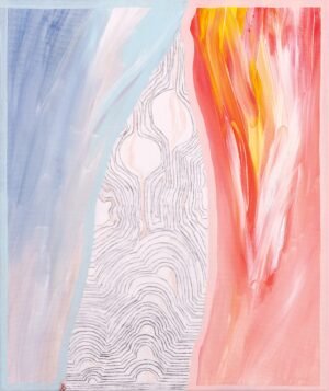 Matrix, acrylic and black pencil on canvas, 46x55cm