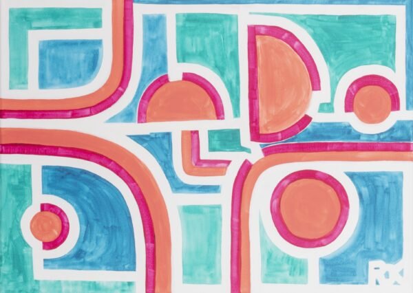 Issue, acrylique sur toile, 50x70cm