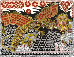 Gradufer le dragon - Tirage d'art en série limitée - numéroté et signé, sur papier fine art Hahnemühle 290 gr - 21x29,7 cm