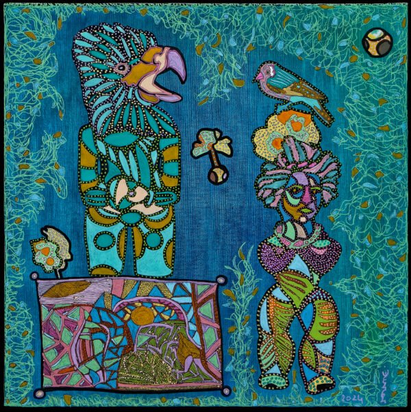 Histoire de structures - Tirage d'art en série limitée, numéroté et signé, sur papier fine art Hahnemühle 290 gr - 20x20 cm