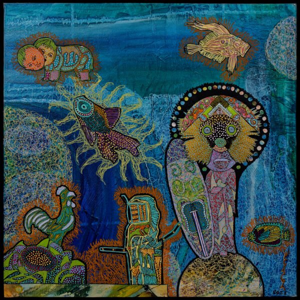 Complete series Mythologies - Art prints in limited series, numbered and signed Art print in limited series, on Hahnemühle fine art paper 290 gr - 21x29.7 cm (8) & 20x20 cm (x8)