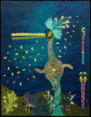 The dizziness of analogy - Art print in limited series, numbered and signed, on Hahnemühle fine art paper 290 gr - 21x29.7 cm