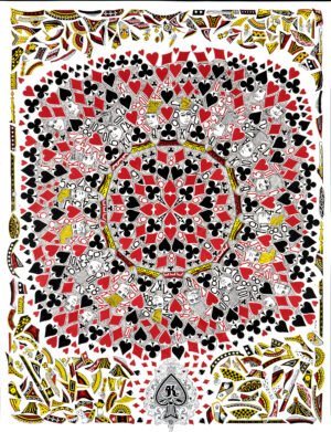 Mandala - Art print in limited series, numbered and signed, on Hahnemühle fine art paper 290 gr - 21x29.7 cm