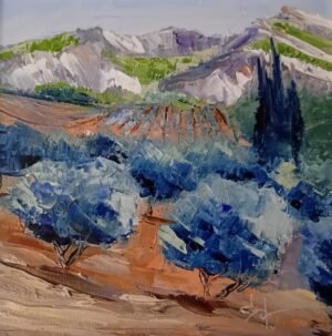 Olive grove in the Alpilles