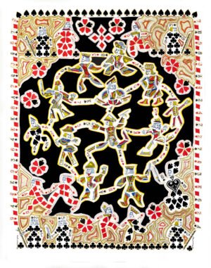 Le Bal - Art print in limited series, numbered and signed, on Hahnemühle fine art paper 290 gr - 21x29.7 cm