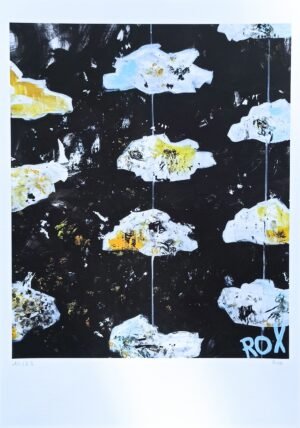 Clouds or La Clef des Brumes A3 Art Print (29.7x42cm), dated and signed