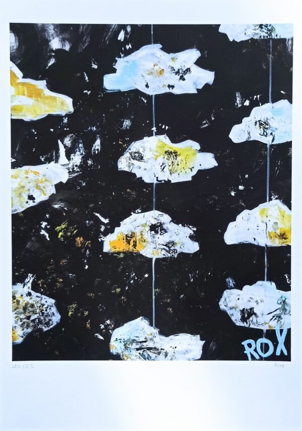 Wolken oder La Clef des Brumes A3 Kunstdruck (29,7 x 42 cm), datiert und signiert