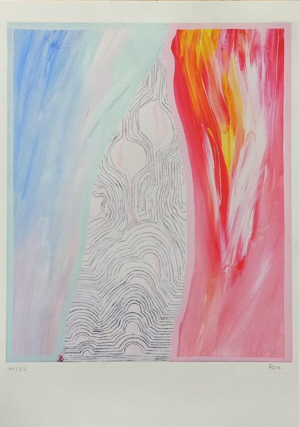 Tirage d'Art Matrice A3 (29,7x42cm), daté et signé