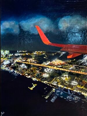 Avion peint par Phi-Artiste-Peintre